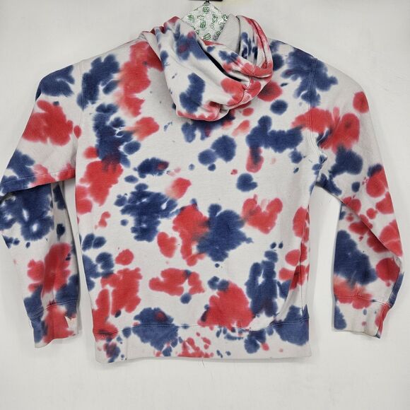 Kool Aid Man Hoodie Mens Medium Tie Dye Mad Engine Red Blue Pullover M - Picture 3 of 9